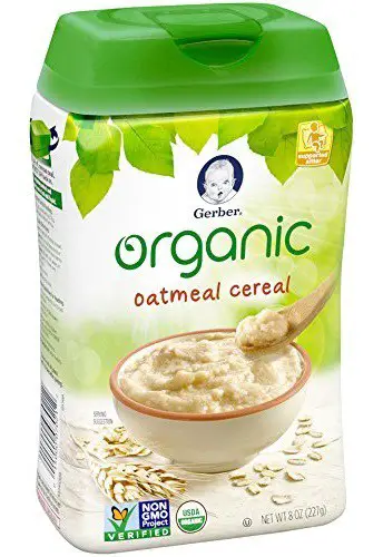 Gerber Organic Single-Grain Oatmeal Baby Cereal