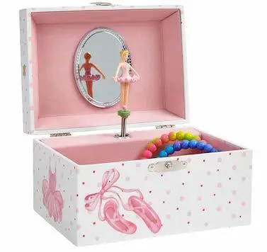 JewelKeeper Girls Musical Ballerina Jewellry Storage Box