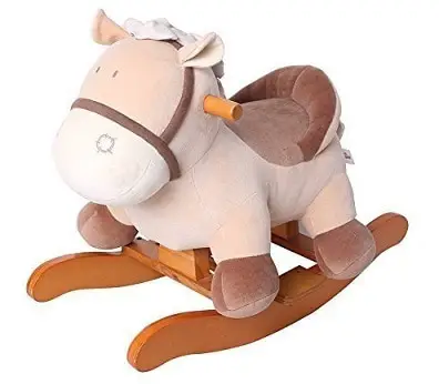 Labebe Child Rocking Horse Toy Stuffed Animal Rocker Toy 