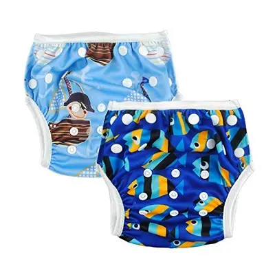 ALVABABY Boys and Girls Swim Diapers