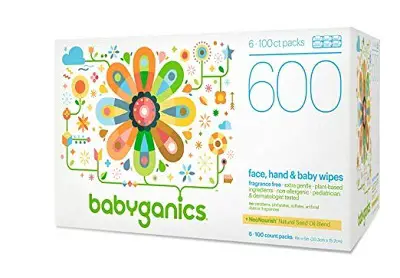 Babyganics Face, Hand, and Baby Wipes