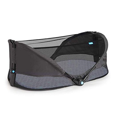 4. Brica Fold N’ Go Travel Bassinet