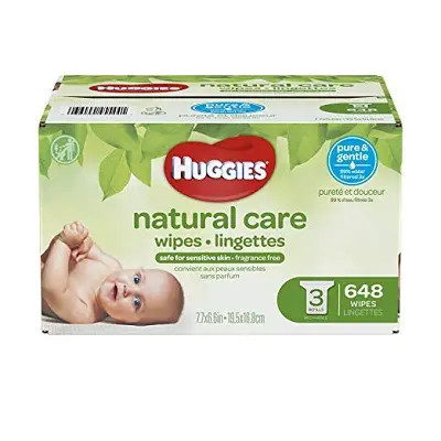 Huggies Natural Care Unscented Baby Wipes