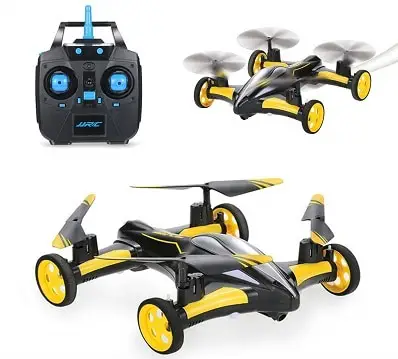 SZJJX RC Flying Car Air Ground Quadcopter Remote Control Drone