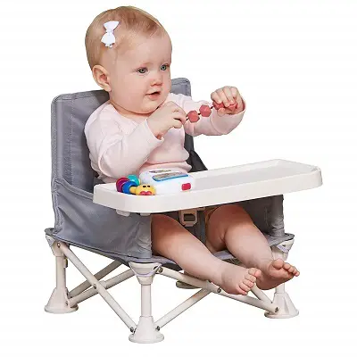 hiccapop Omniboost Travel Booster Seat with Tray for Baby