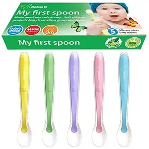  BEST Baby Spoons BPA Free Soft-Tip First Stage Silicone Infant Spoons