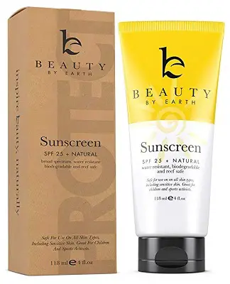 Mineral Sunscreen SPF 25 w/Natural and Organic Ingredients
