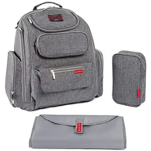  Bag Nation Diaper Bag Backpack with Stroller Straps