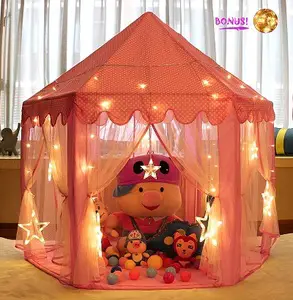 Monobeach Princess Tent Girls Large Playhouse Kids Castle Play Tent
