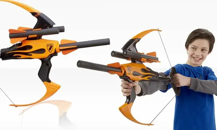kid with nerf bow